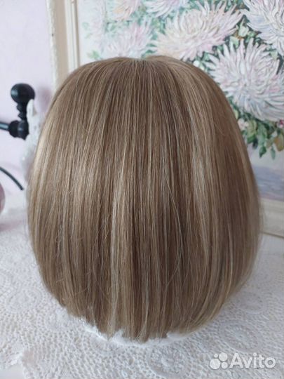 Парик на сетке мелирование