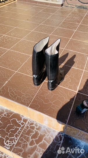 Сапоги хромовые офицерские СССР, инд. пошив