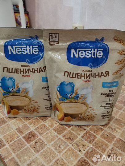 Детские каши молочные нестле