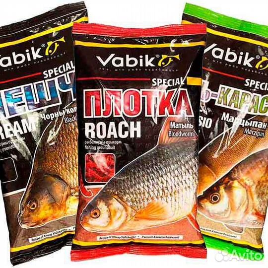 Прикормка и продукция Vabik,Traper опт