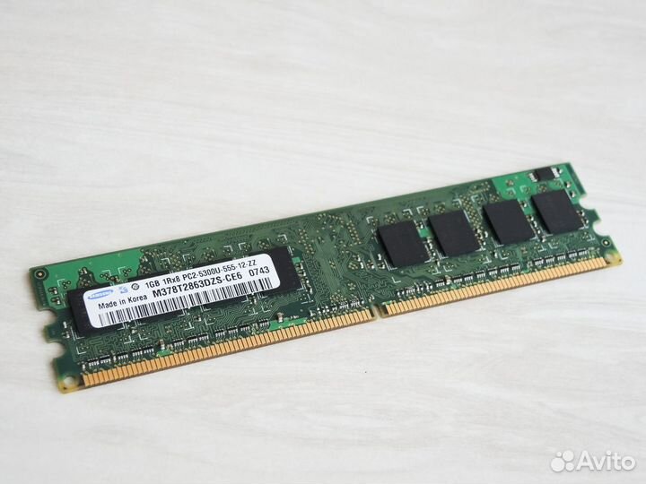 Озу dimm DDR2 Samsung M378T2863DZS-CE6 1 GB