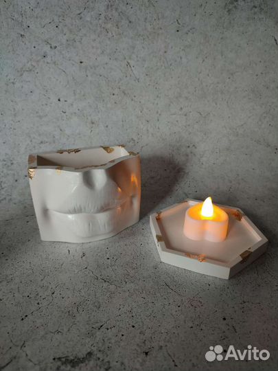 Вазы. Сфинкс. Декор из гипса