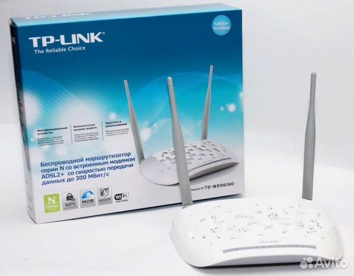 Wi-Fi роутер TP-link TD-W8961ND, adsl2+