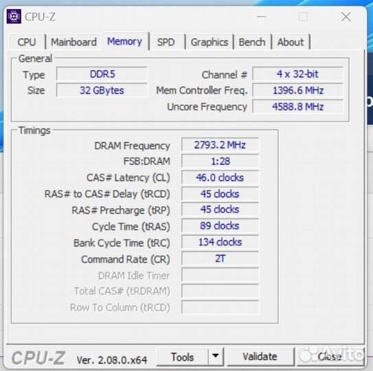 DDR-5 sodimm 32Gb (16x2) 5600 MT/s