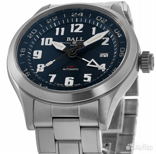 Ball Engineer Navigator GMT Blue Dial Steel Men's