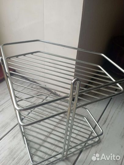 Угловая полка для ванной