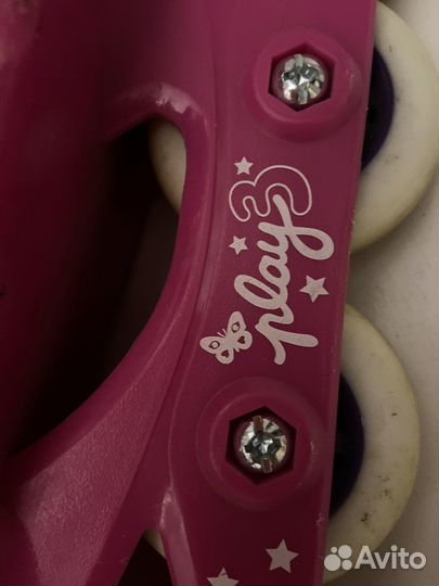 Роликовые коньки Oxelo детские с защитой 30-32