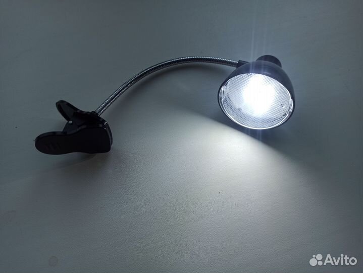Фонарик на прищепке, фонарь