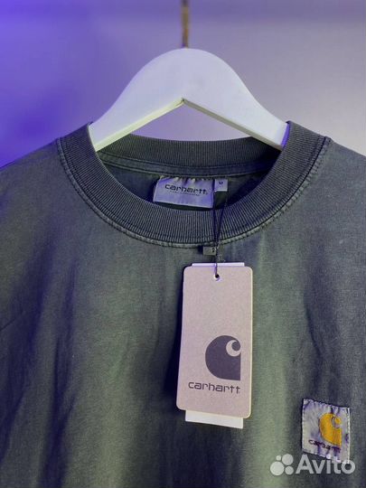 Лонгслив Carhartt два цвета на руках