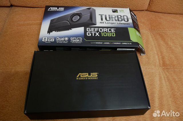Коробка от видеокарты asus geforce gtx 1080