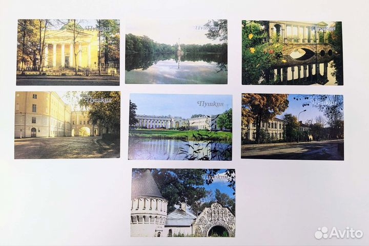Набор советских открыток город Пушкин 1988г