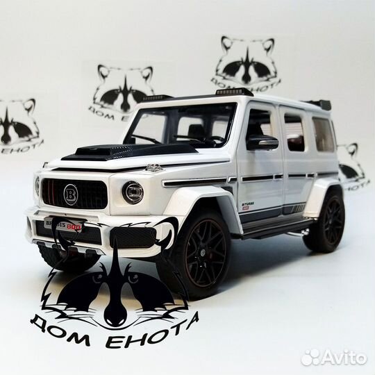 Машинка Mercedes G-klass brabus модель метал 1:24