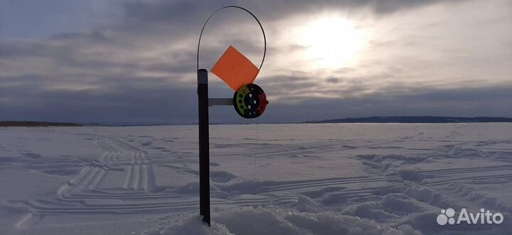 Большой набор оснащённых жерлиц 20 шт