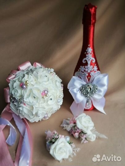 Букет брошь на свадьбу Камчатка