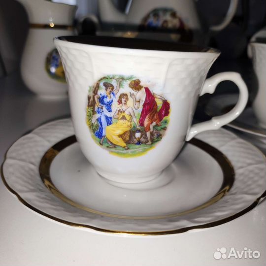 Чайный сервиз Мадонна, Чехословакия, 6 персон