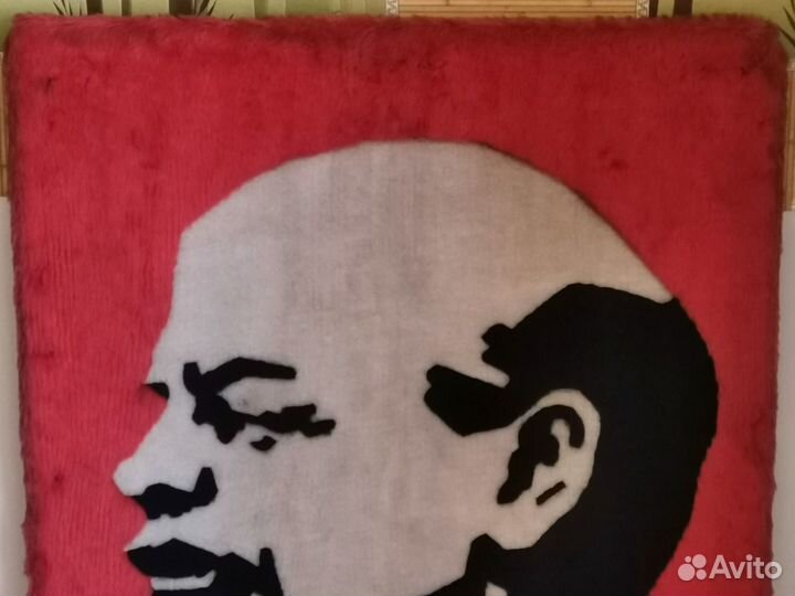 Картина. Пано. В. И. Ленин. Плюш. Большая