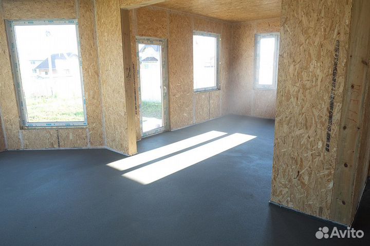 Полусухая стяжка пола за 1 день