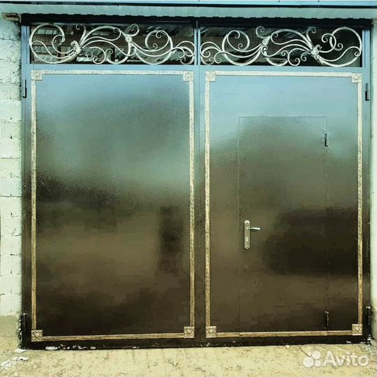 Кованые ворота в Бабаюрте