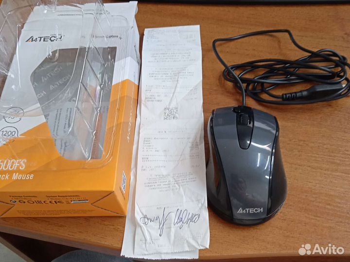 Мышь проводная A4tech N 500 fs