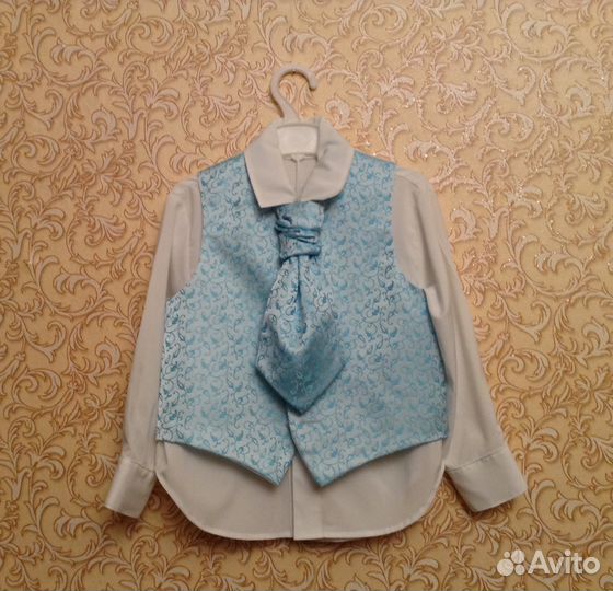 Рубашка, жилетка для мальчика 3 лет