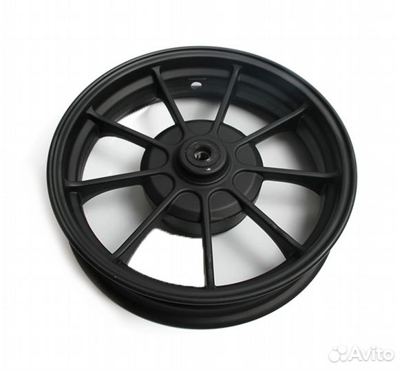 Литые диски к-т Honda Dio 27/34 бар. торм. черные