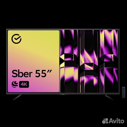 Новый смарт телевизор 55