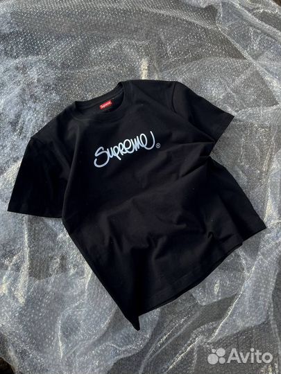 Футболка Supreme черная арт:534