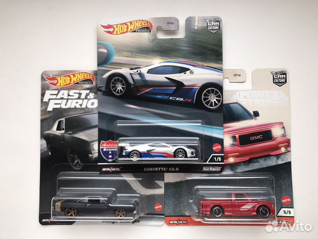 Hot wheels Gmc Doodge Corvette premium