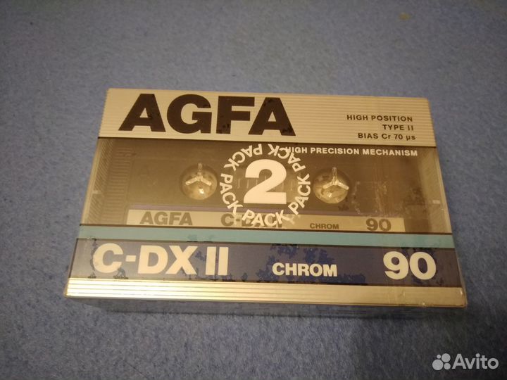 2 pack Аудиокассета agfa CD-X II 90