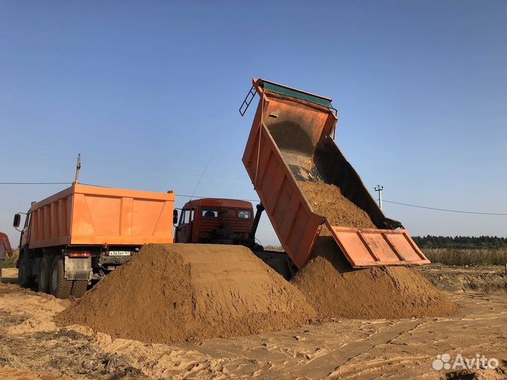 Песок карьерный