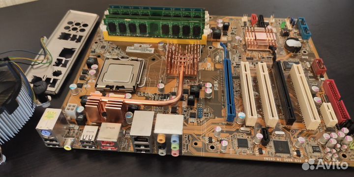 Материнская плата asus p5k 775 E8400 ddr2 8 Гб