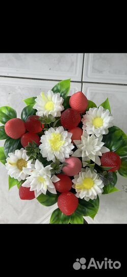 Букет цветов из мыла