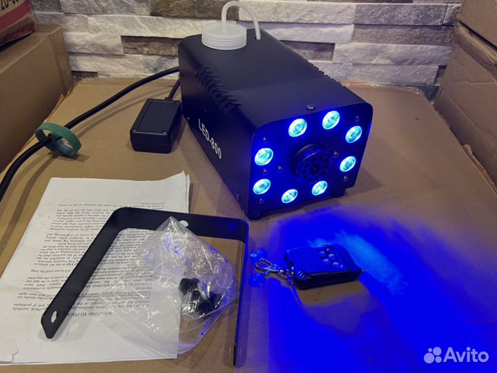Дым-машина, генератор дыма 800ват + ультрафиолет