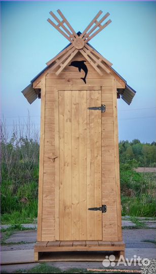 Дачный туалет с установкой WAT892