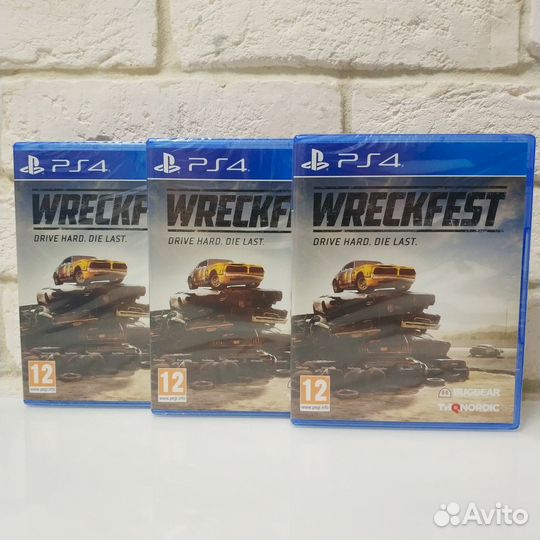 Wreckfest PS4 новый