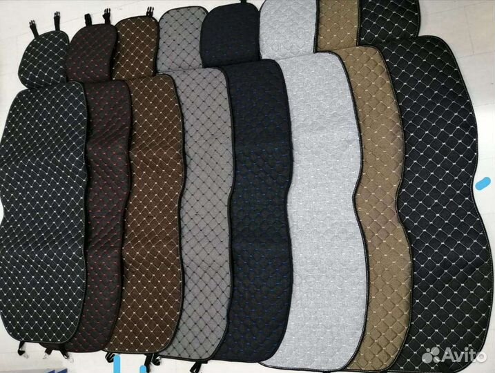 Накидки на сиденья Лен Premium (L) с боками