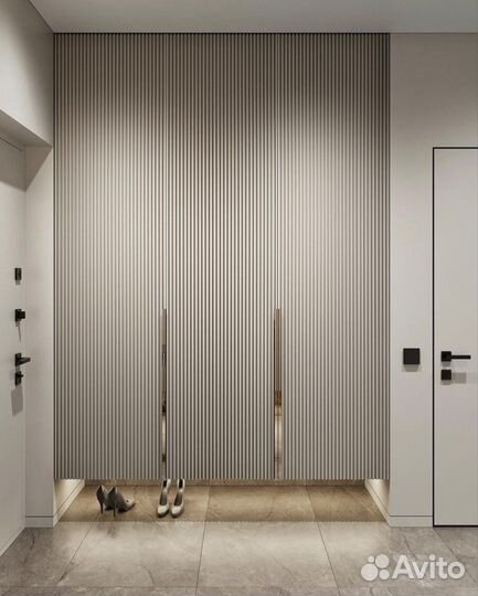 Красивый парящий шкаф