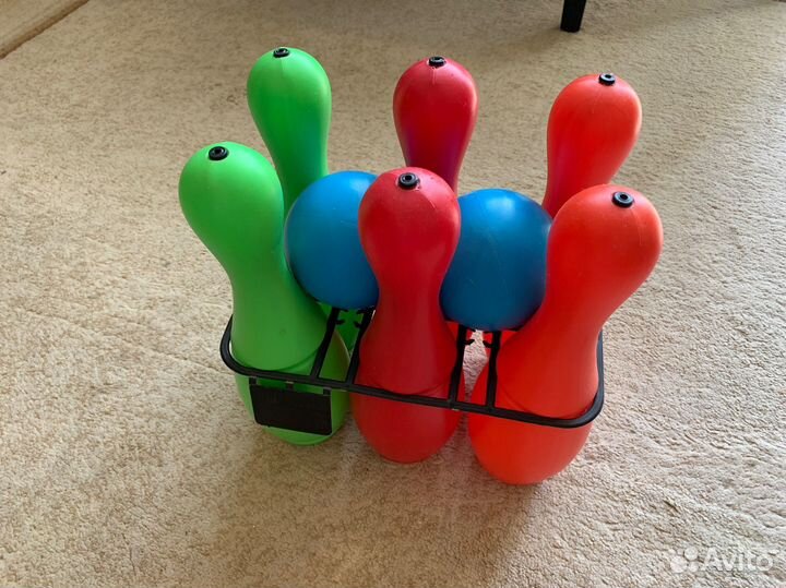 Детский боулинг и кольцеброс игрушки детские