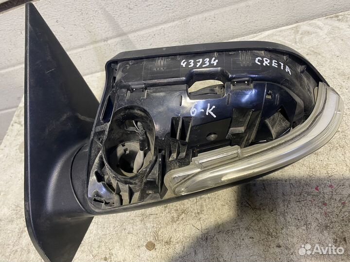Hyundai Creta с 2016 - Зеркало левое, 6 контактов