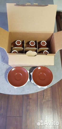 Чайный набор на 6 персон новый