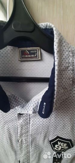 Рубашки на мальчика 134 140