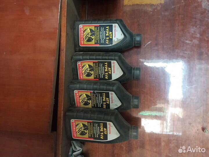 Масло трансмиссионное toyota atf type t iv 4л