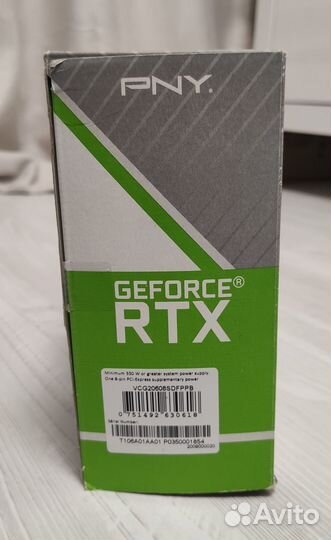 Видеокарта PNY GeForce RTX 2060 Super 8GB
