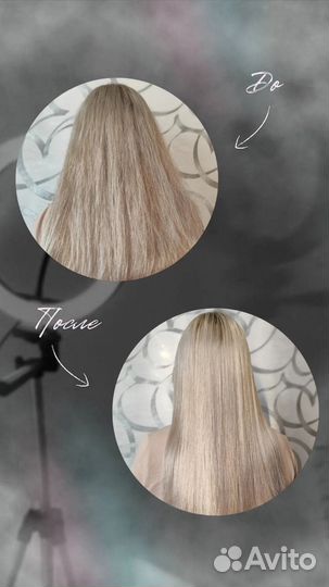 Модель кератиновое выпрямление