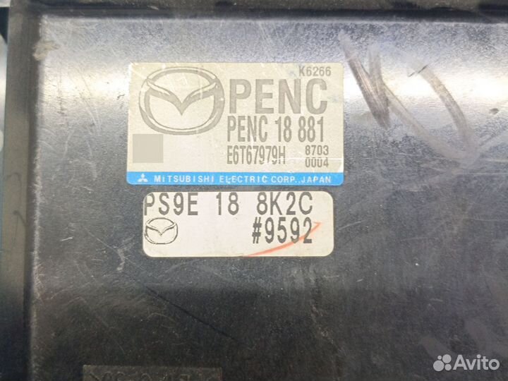 Блок управления двигателем Mazda E6T67979H