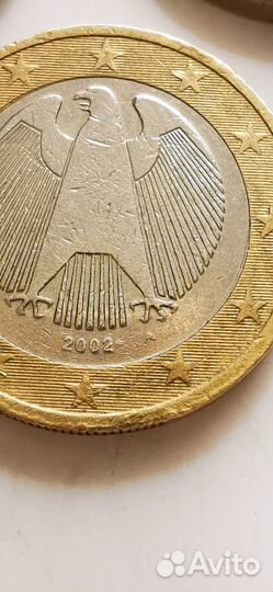 Набор монет 1 евро Германия 2002 год