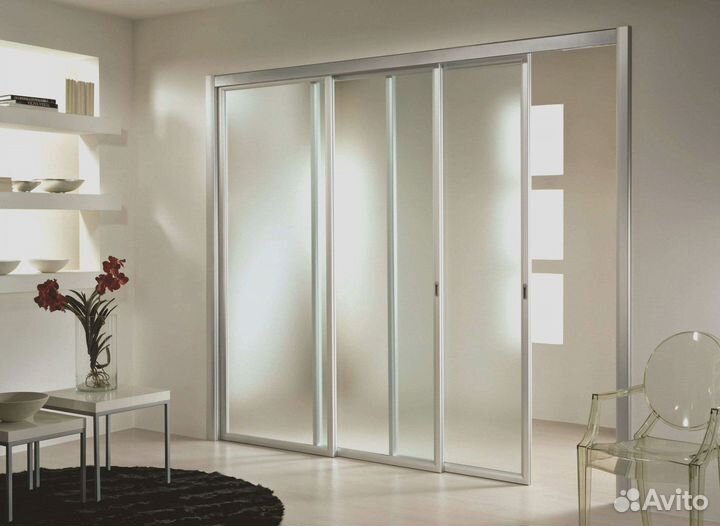 Двери стеклянные