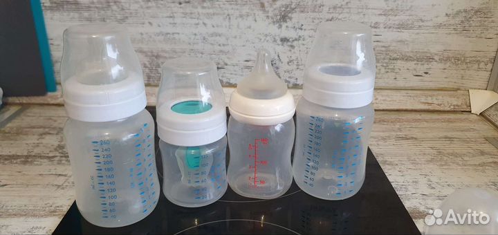Бутылочки Avent и pigeon., ниблер, сушилка