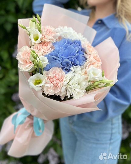 Гортензия букет цветы