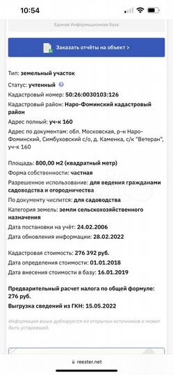 Участок 8 сот. (СНТ, ДНП)